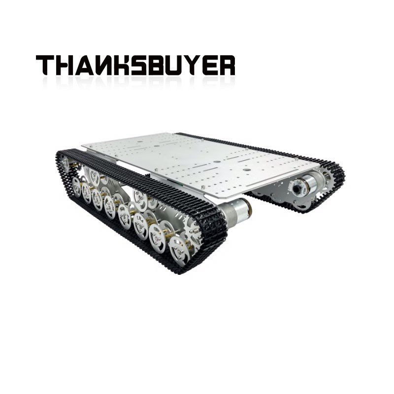 Tracked Robot Chassis - Thanksbuyer Zilver/Zwart R3 T800S Tankchassis op