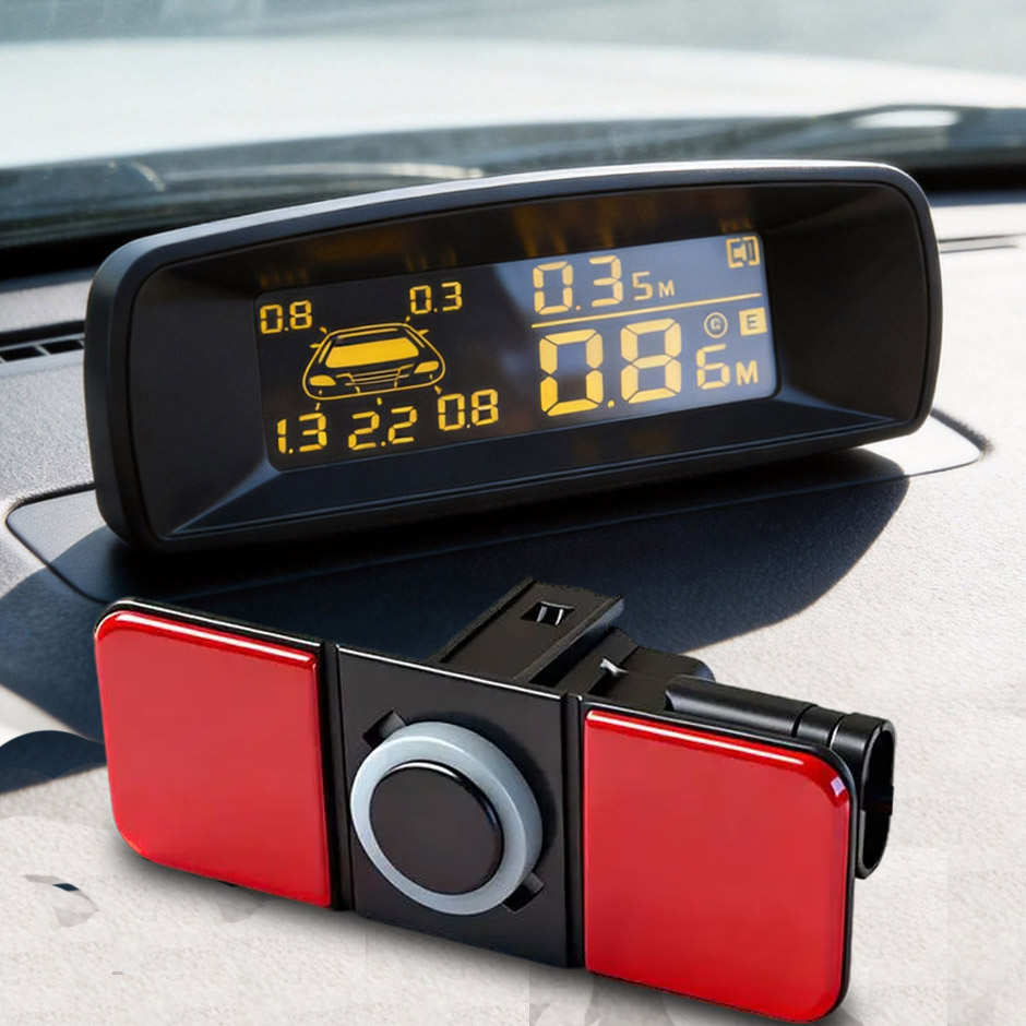 Ultrasonic Distance Sensor - QXNY Parktronic 4/6/8 Parkeersensoren Kit Achteruitrijradar