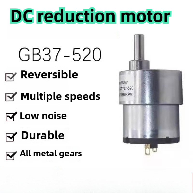 Geared Motor - 12V/24V DC Reductiemotor 7RPM tot 600RPM