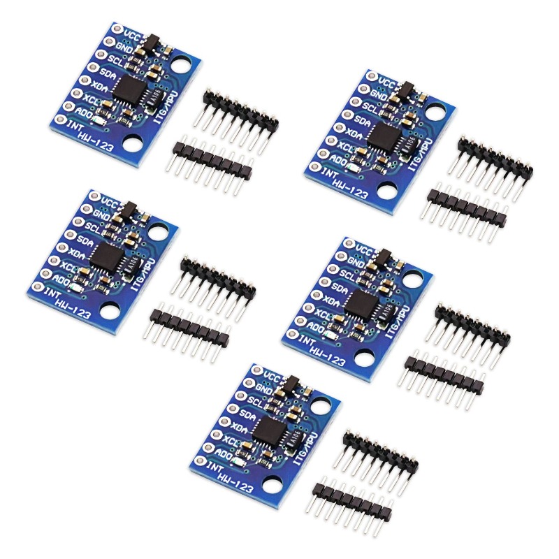 Accelerometer Mpu6050 - 5 stuks GY-521 MPU-6050 MPU6050 Accelerometer-gyroscoopmodule,