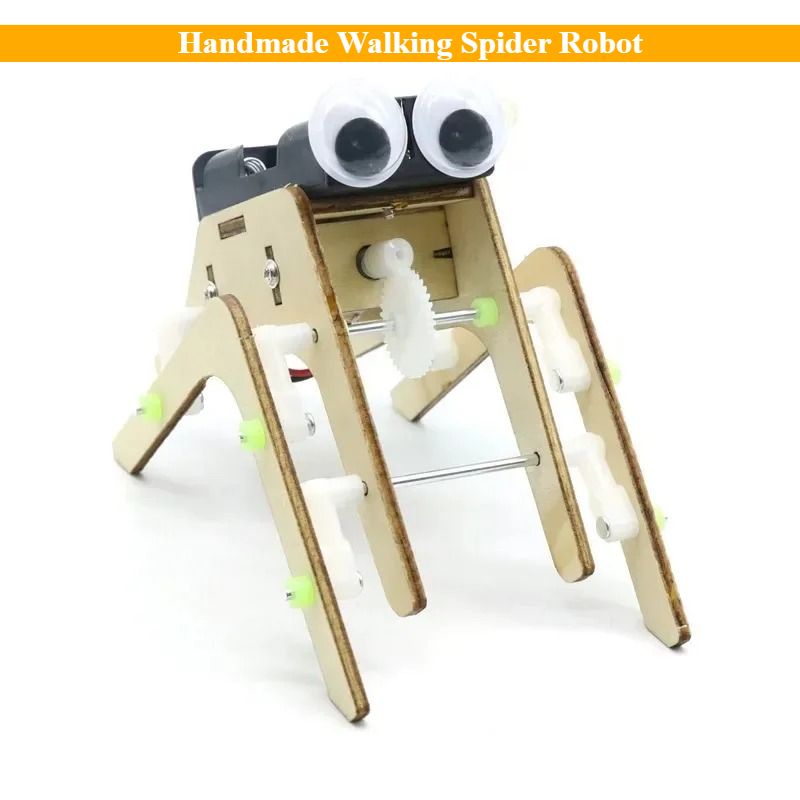 Line Follower Robot - Verbeelding DIY Handgemaakte Walking Spider Robot