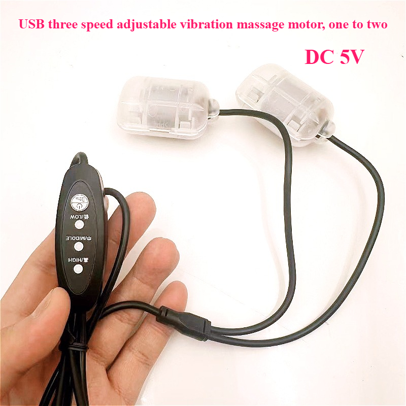 Dc Motor - DC 5V USB-massagemotor met 3 snelheden,