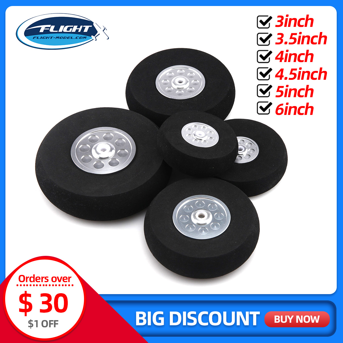 Omni Wheel - 2 stks Spons Wiel Met Aluminium