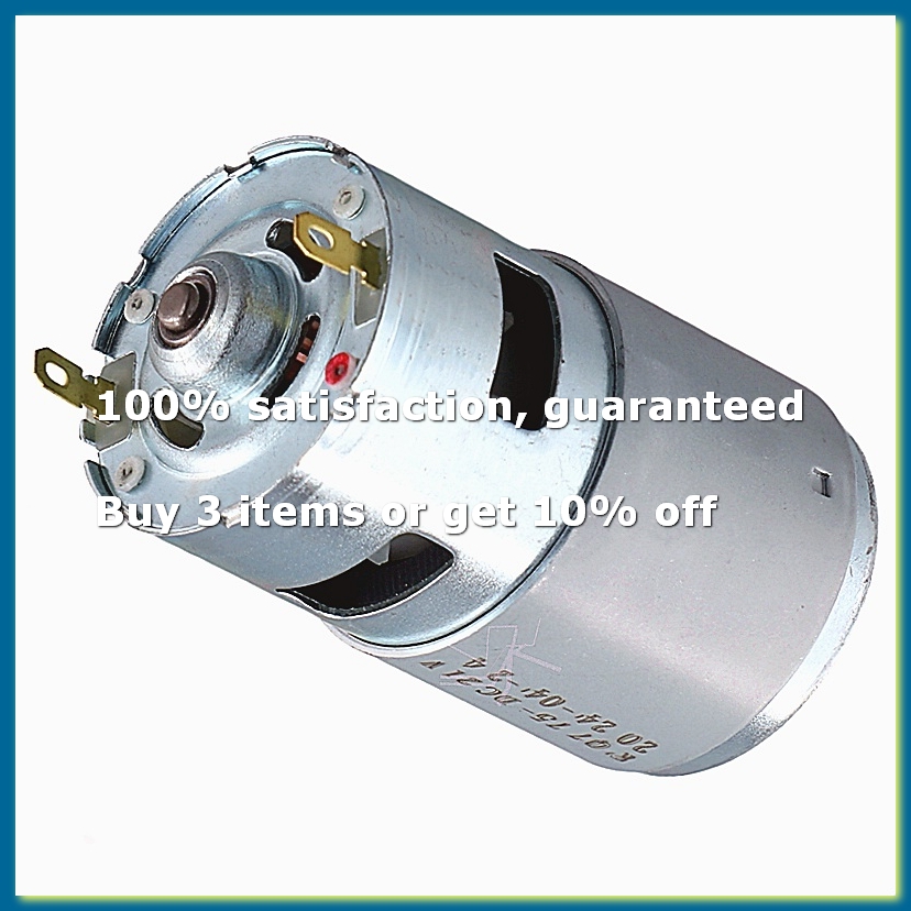 Dc Motor - 775 DC 21V kleine borstelmotor, stille