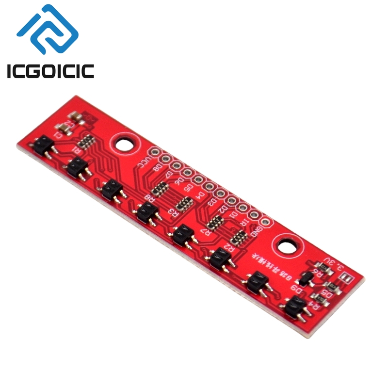 1-10PCS 8-kanaals infrarood li - Line Follower Robot recensie en prijs