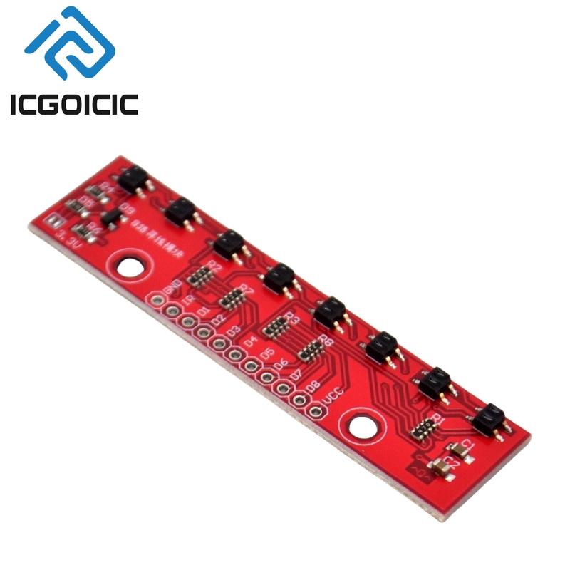 1-10PCS 8-kanaals infrarood li - Line Follower Robot recensie en prijs