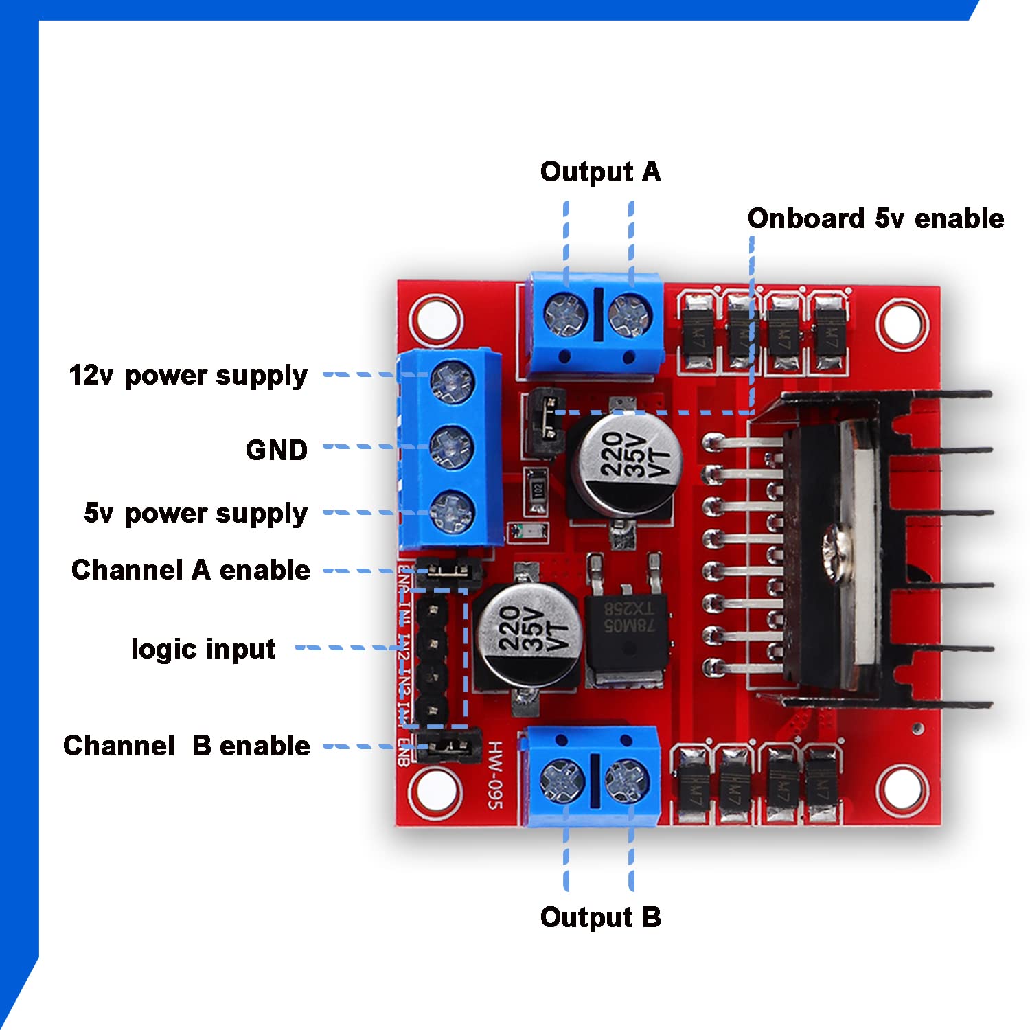 L298N Motor Drive Controller B - L298N Module recensie en prijs