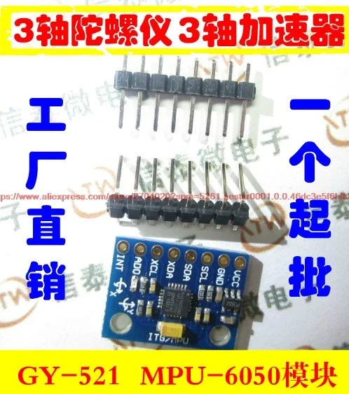 GY-521 MPU-6050 MPU6050 Module - Accelerometer Mpu6050 recensie en prijs