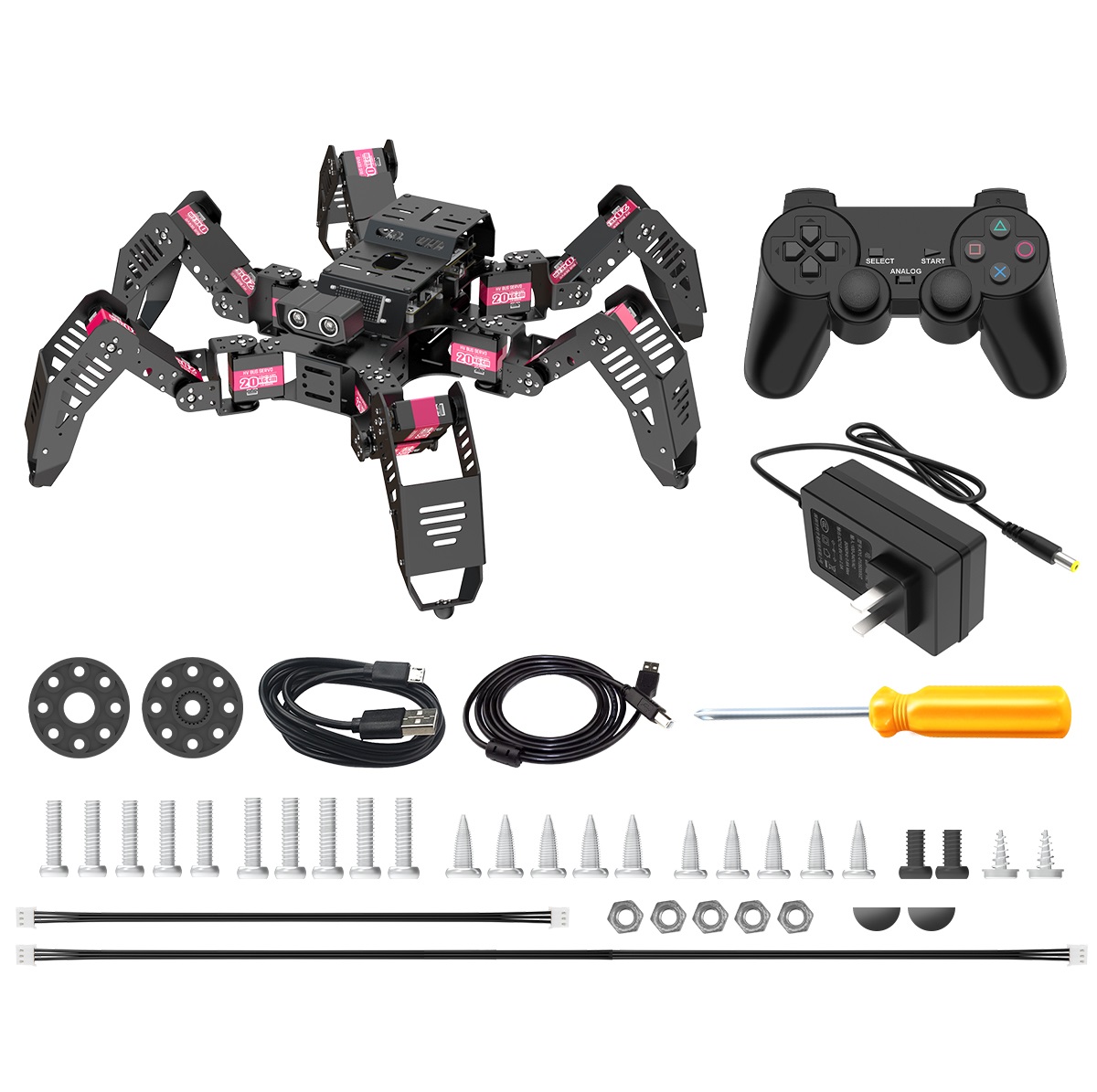 Hiwonder Spiderbot Programmeer - Robot Kit recensie en prijs