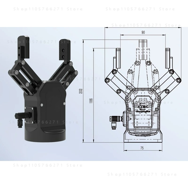 Collaboratieve robot flexibele - Robot Gripper Claw recensie en prijs
