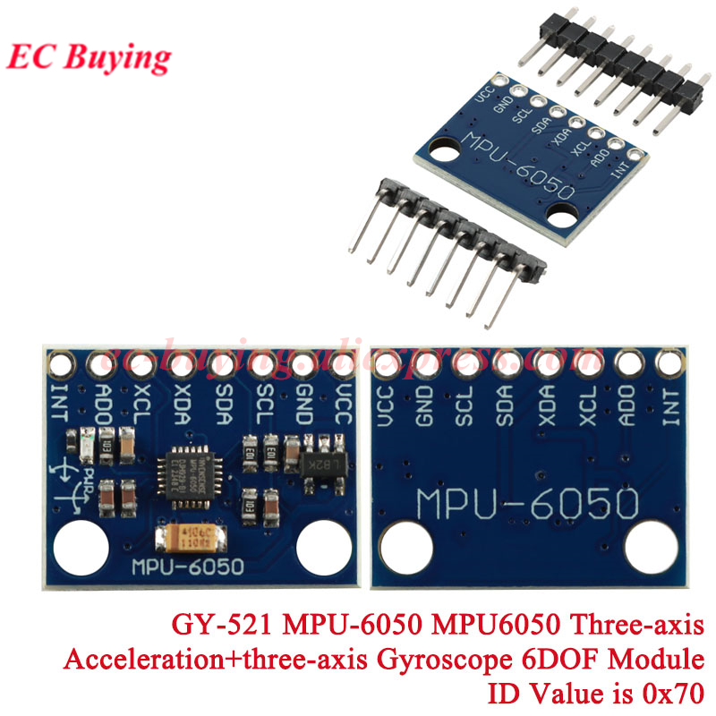 1-10 Stuks GY-521 MPU-6050 MPU - Accelerometer Mpu6050 recensie en prijs