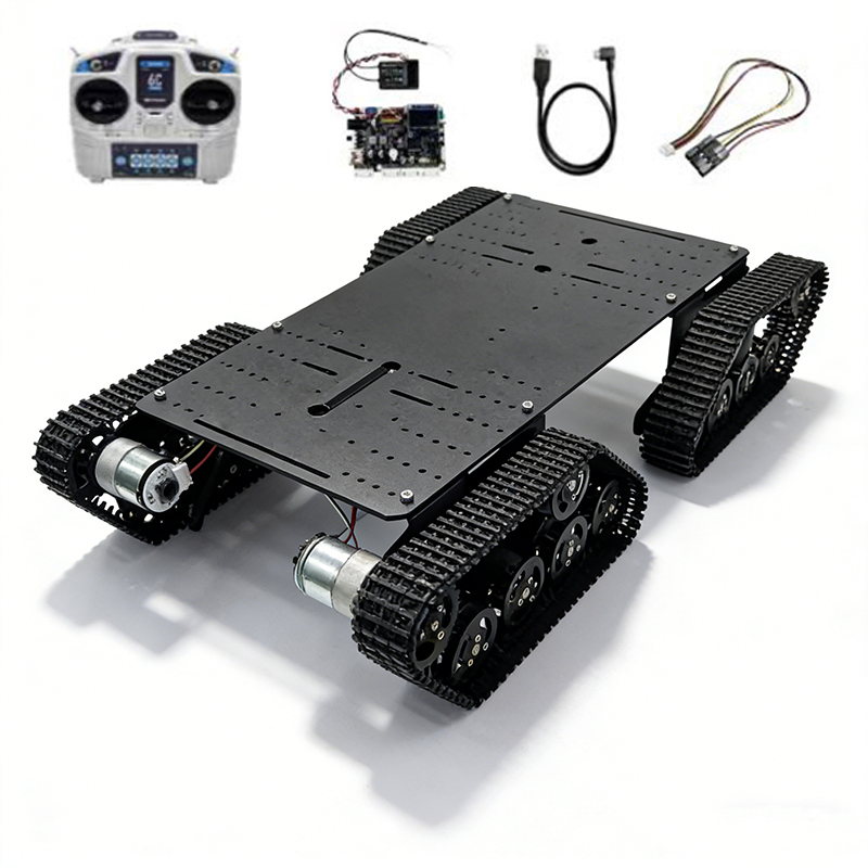 Gebouwde RC-tank met hoge laad - Ros Robot recensie en prijs