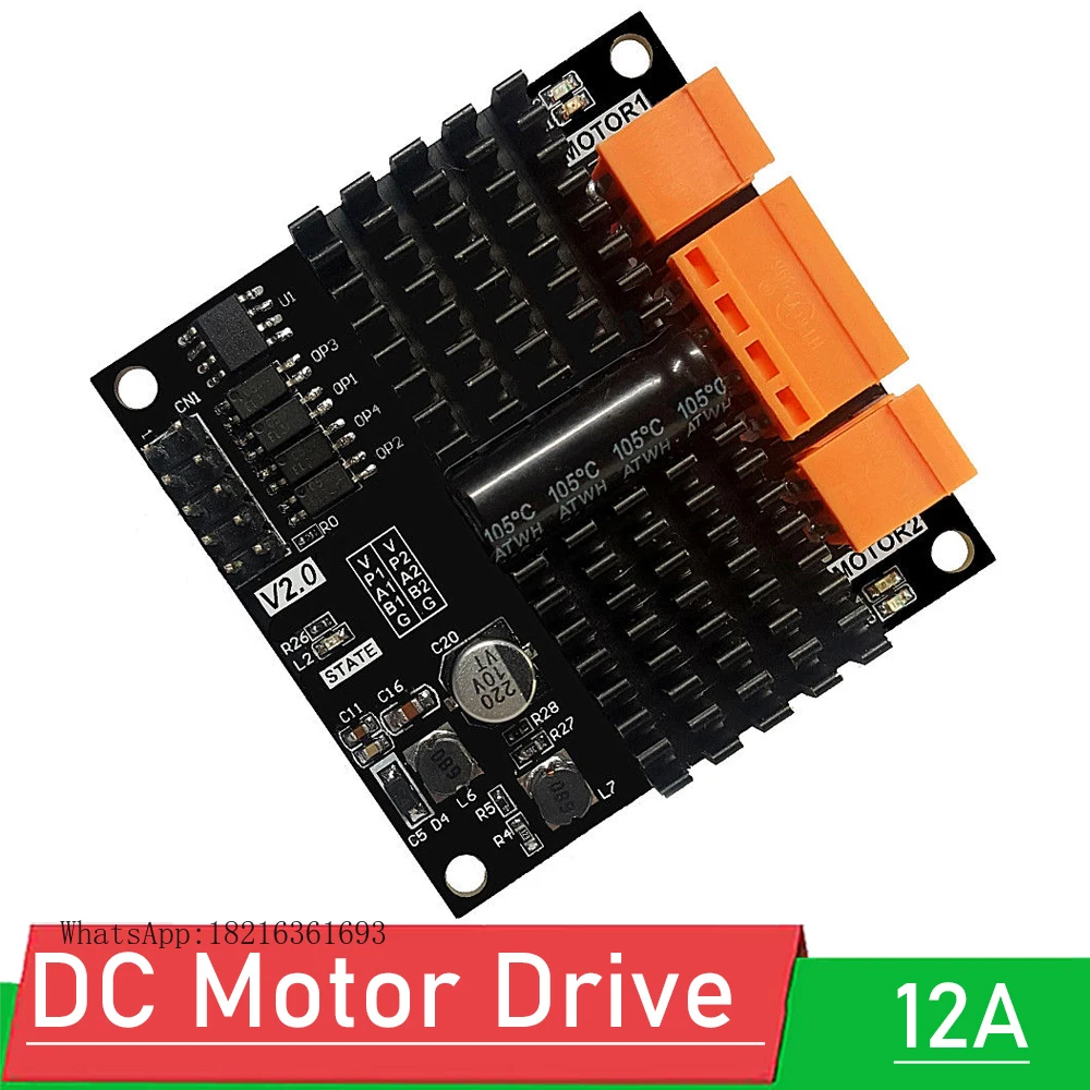 12V 24V 12A Dual Channel DC bo - L298N Module recensie en prijs