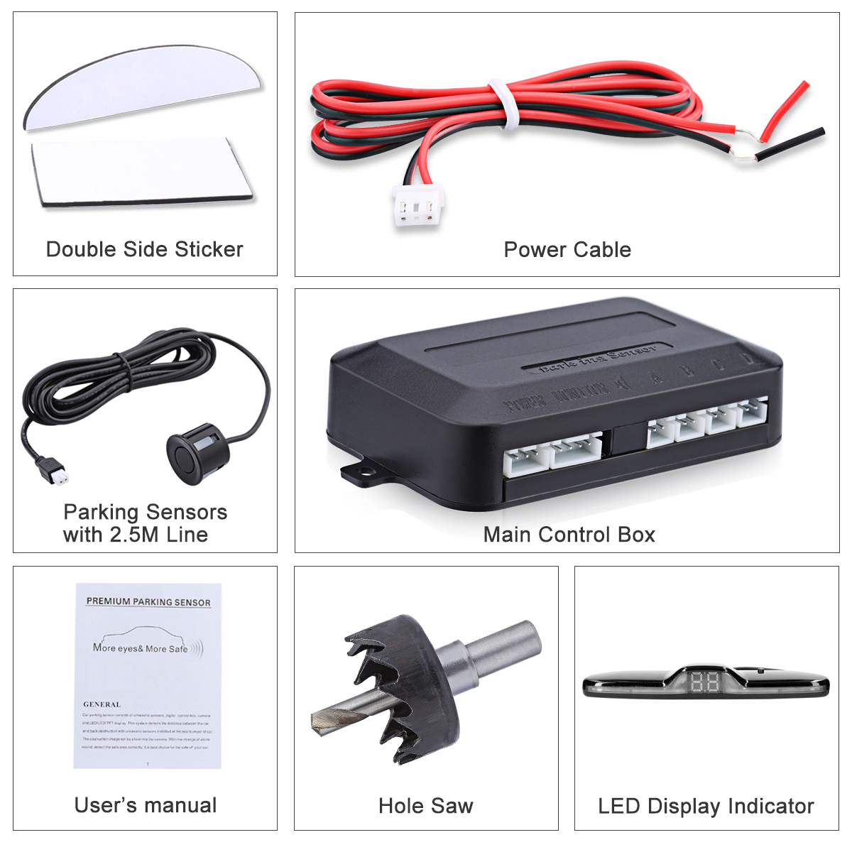 Auto Reverse Radar Kit Parkeer - Infrared Obstacle Sensor recensie en prijs
