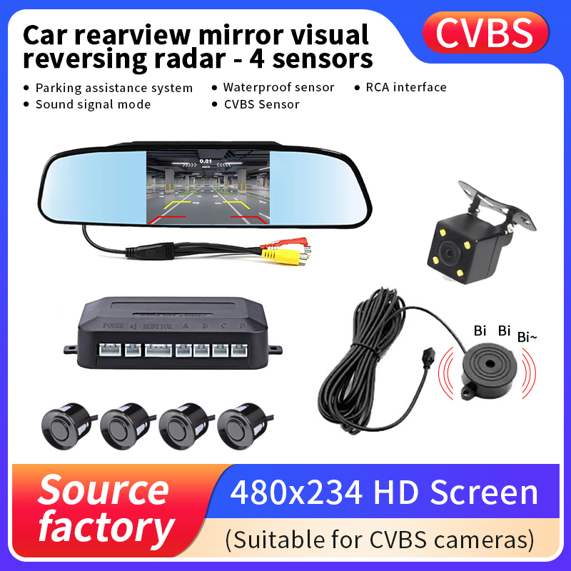 4,3 inch auto achteruitkijkspi - Infrared Obstacle Sensor recensie en prijs