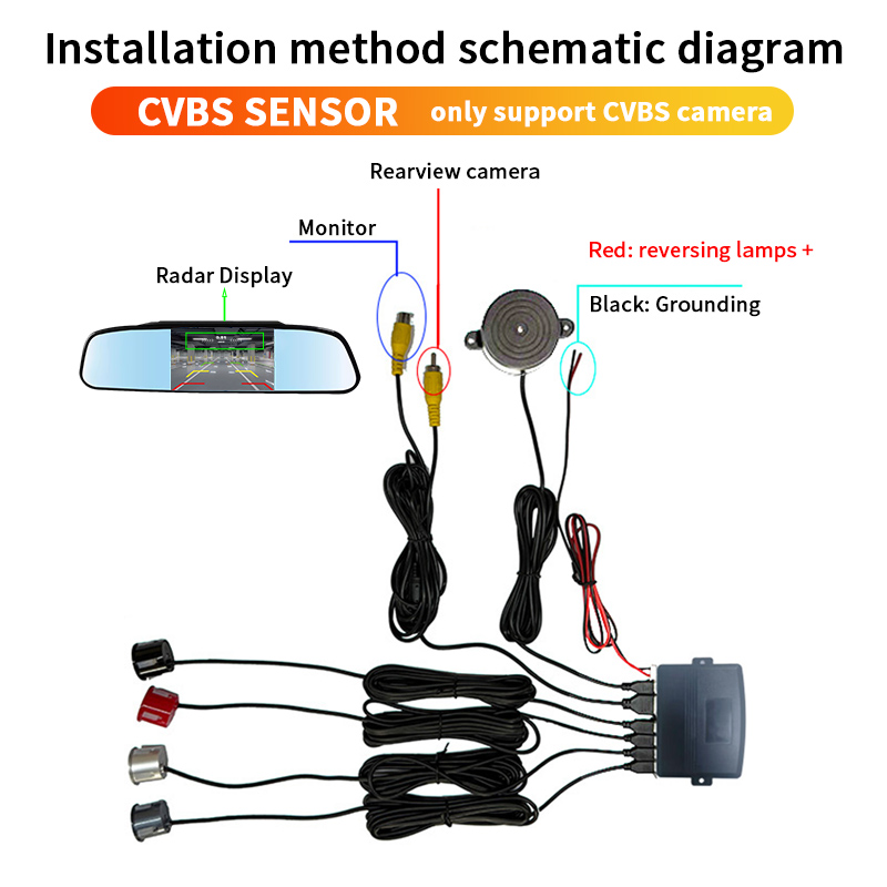 4,3 inch auto achteruitkijkspi - Infrared Obstacle Sensor recensie en prijs