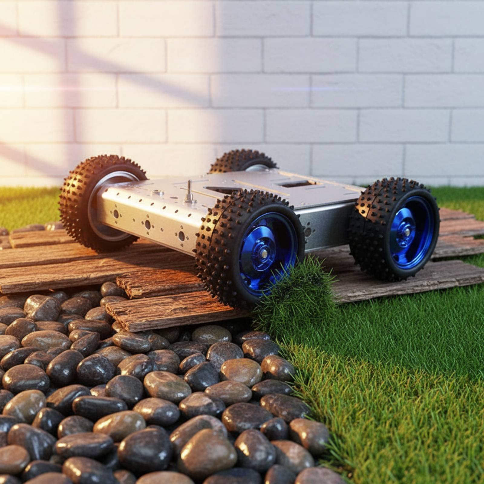 4WD Smart Car-chassis 1,5 kg l - Robot Chassis recensie en prijs