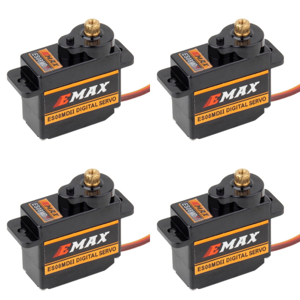 4 stks EMAX ES08MDII ES08MD II - Sg90 Servo recensie en prijs