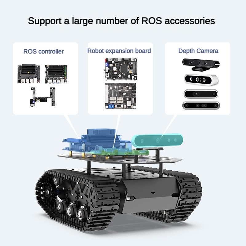 10KG belasting sterke schokabs - Tracked Robot Chassis recensie en prijs