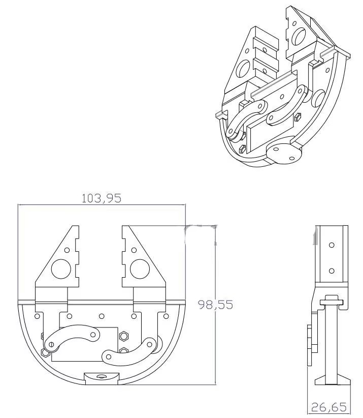 Nieuwe Robot Klem Grijper Serv - Robot Gripper Claw recensie en prijs