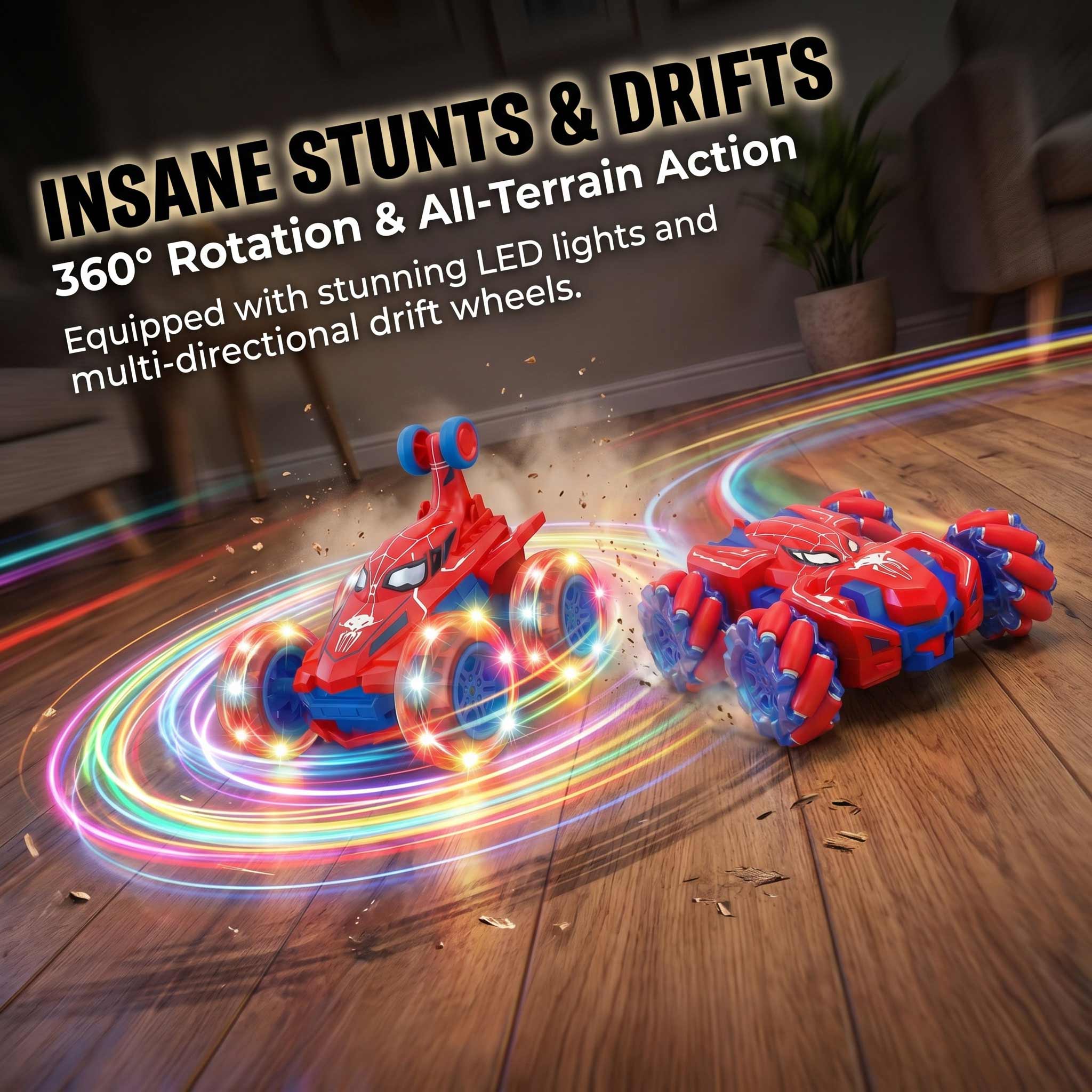 Dubbele set van 2 rode Spider  - Omni Wheel recensie en prijs