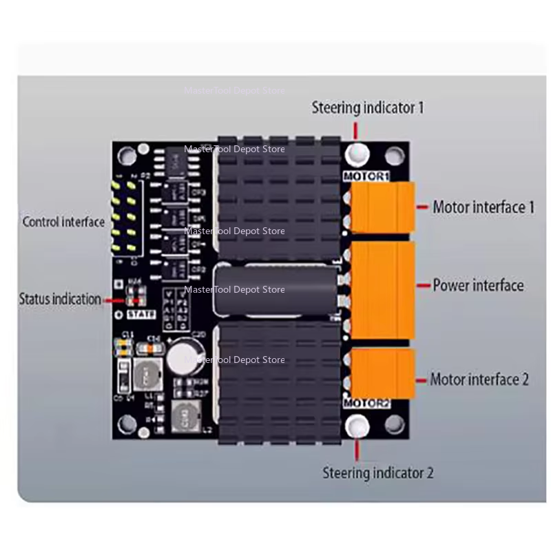 12V24V 12A dubbele DC-motoraan - L298N Module recensie en prijs