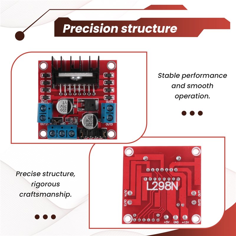 AED7-L298N Module Dual H-Bridg - L298N Module recensie en prijs