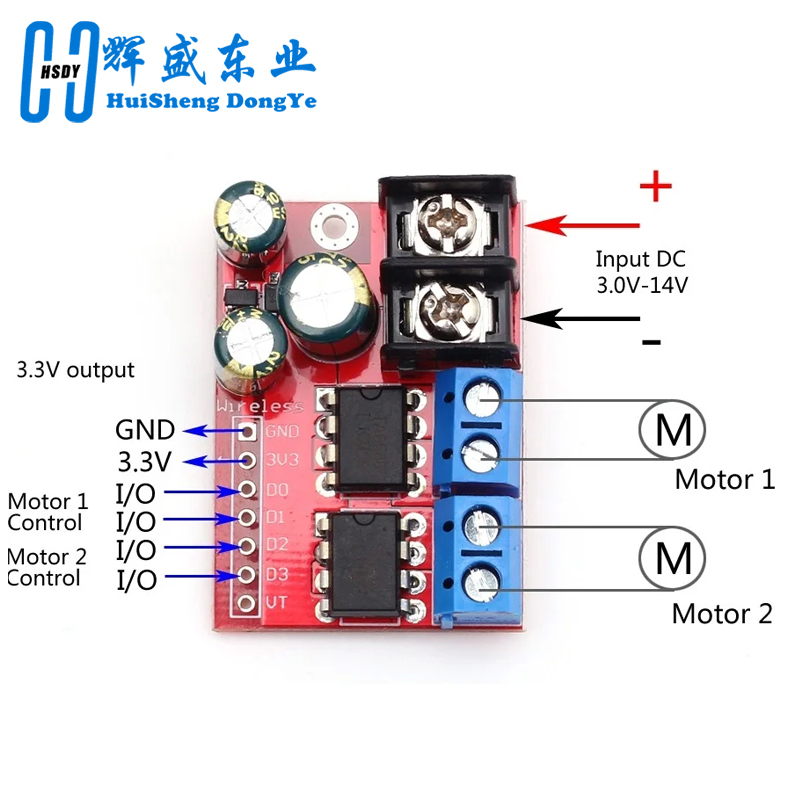 H Brug Afstandsbediening 5A 3  - L298N Module recensie en prijs